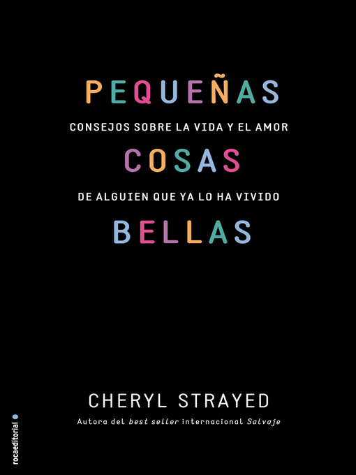 Cover image for Pequeñas cosas bellas